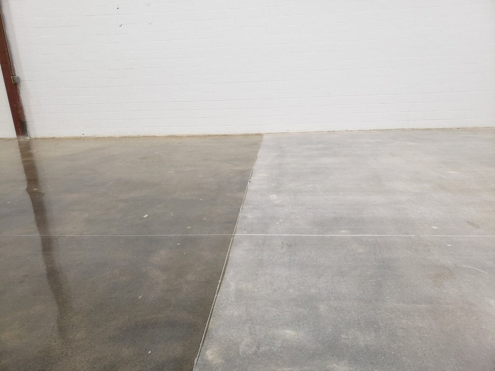 Existing warehouse concrete floor